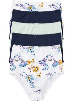 Taillenslip (5er Pack) mit Bio-Baumwolle, bonprix