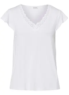 Shirt mit Spitze, bonprix