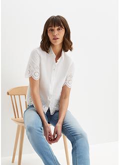 Bluse mit Lochstickerei, BODYFLIRT