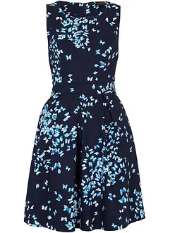 Kleid mit eingelegten Falten und Taschen, bonprix