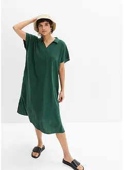 Robe caftan avec lin majoritaire, bonprix