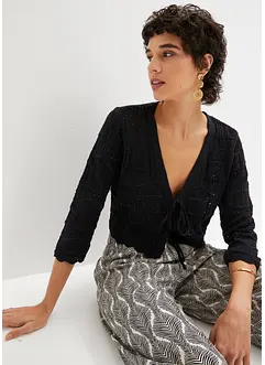 Ajour Bolero mit 3/4 Arm, bonprix