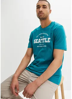 T-Shirt (2er Pack) aus reiner Baumwolle, bonprix