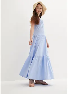 Mädchen Maxi-Jerseykleid aus Bio-Baumwolle, bonprix