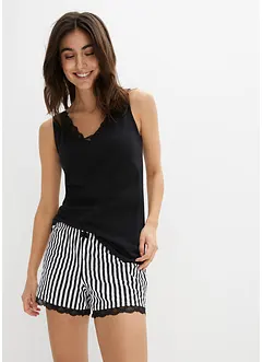 Shorty mit feiner Spitze, bonprix