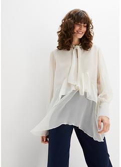 Blouse manches longues avec lavallière, bpc selection