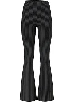 Ausgestellte Schlupfhose mit Nadelstreifen, bonprix