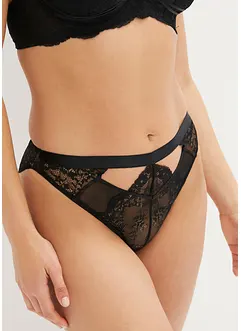 Slip taille haute avec échancrure haute, bonprix