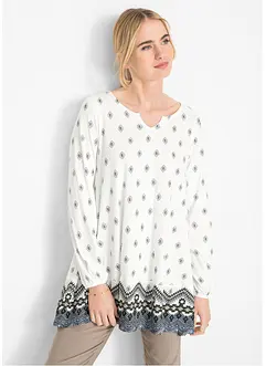T-shirt tunique, manches longues, bonprix
