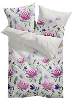 Bettwäsche mit Blumen, bpc living bonprix collection