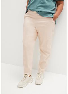 High-Waist-Hose mit Taschen und Bequembund, knöchellang, bpc bonprix collection