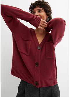 Gilet en maille raccourci avec grandes poches, bpc bonprix collection