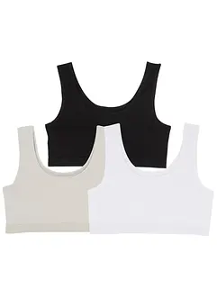 Lot de 3 brassières fille, bonprix