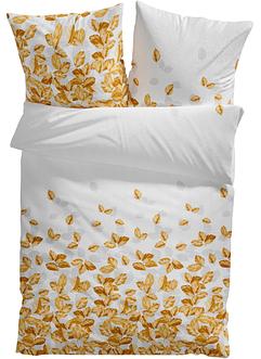 Bettwäsche mit Blättern, bpc living bonprix collection