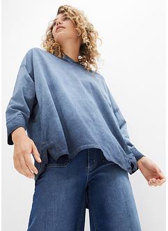 Oversize-Shirt aus Materialmix, bpc bonprix collection