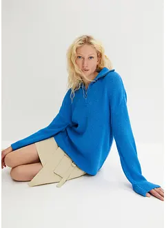 Pullover mit Reißverschluss, bonprix