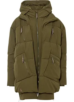 Veste d'hiver oversized avec capuche en polyester recyclé, bonprix