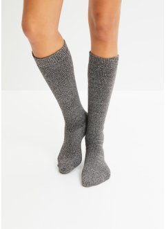 Lot de 3 paires de chaussettes thermo hautes sous-genou avec intérieur éponge doux, bpc bonprix collection