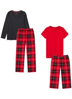 Pyjama und Capri Pyjama (4-tlg. Set), bpc bonprix collection