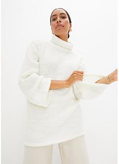 Pullover aus Bouclègarn mit ausgestellten Ärmel, bpc bonprix collection