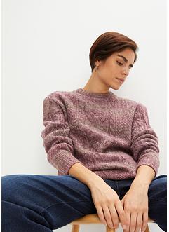 Pullover in Melange-Optik, John Baner JEANSWEAR