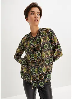 Fließende, bedruckte Bluse, bonprix