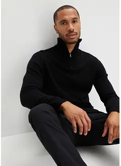 Pull en laine avec teneur en Good Cashmere Standard®, col camionneur, bonprix