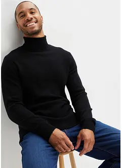 Feinstrick Rollkragenpullover mit Good Cashmere Standard®-Anteil, bonprix