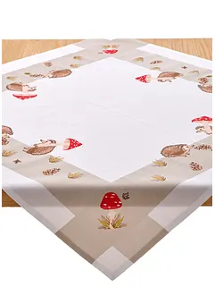 Nappe en coton avec imprimé hérissons, bonprix