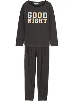 Mädchen Pyjama mit weicher Baumwolle  (2-tlg. Set), bonprix