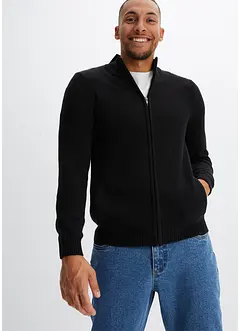Gilet zippé en maille, bonprix