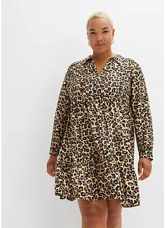 Kleid mit Animalprint, bonprix