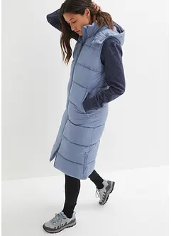 Veste longue fonctionnelle sans manches matelassée avec technologie thermo-isolante, bonprix