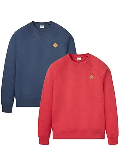 Lot de 2 sweat-shirts, bonprix