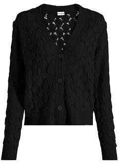 Ajour-Strickjacke, bonprix