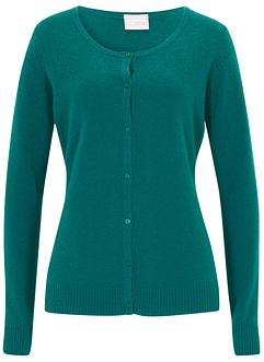 Wollstrickjacke mit Good Cashmere Standard®-Anteil, bpc selection premium