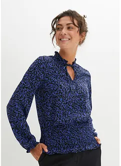 Bluse mit Smockeinsatz, bonprix