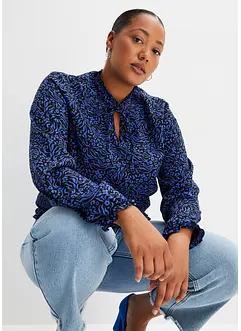 Bluse mit Smockeinsatz, bonprix