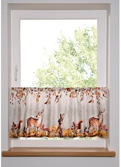 Scheibengardine mit Tiere Druck, bpc living bonprix collection