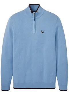 Troyer Pullover mit recycelter Baumwolle, bonprix