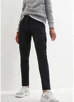 Pantalon technique déperlant avec taille élastiquée, longueur cheville, bonprix