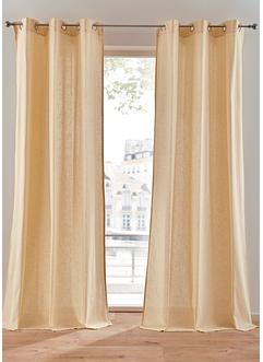 Bio Baumwoll Vorhang (1er Pack), bpc living bonprix collection