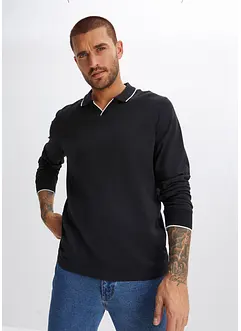 Langarm - Poloshirt aus Bio-Baumwolle, bonprix