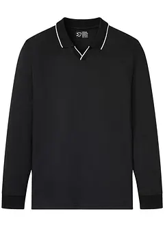 Langarm - Poloshirt aus Bio-Baumwolle, bonprix