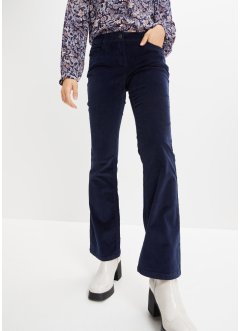 Pantalon stretch en velours côtelé, Bootcut, bpc bonprix collection