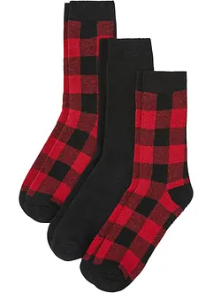 Thermo Socken mit Bio Baumwolle und Innenfrottee (3er Pack), bonprix