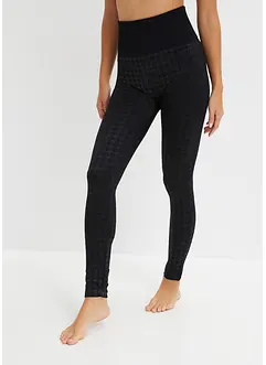 Legging thermo sans couture avec intérieur doux et motif pied-de-poule, bpc bonprix collection