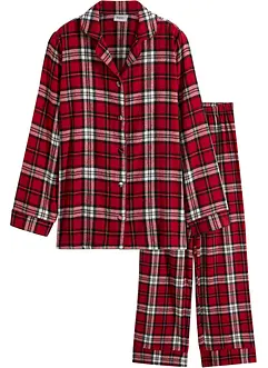 Gewebter Pyjama aus Flanell, bonprix