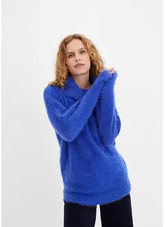 Pull col roulé duveteux, bonprix