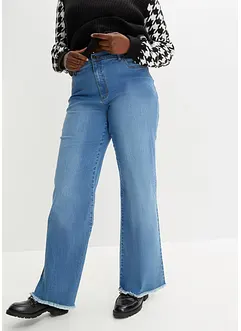 Wide-Leg-Jeans, High Waist, bonprix